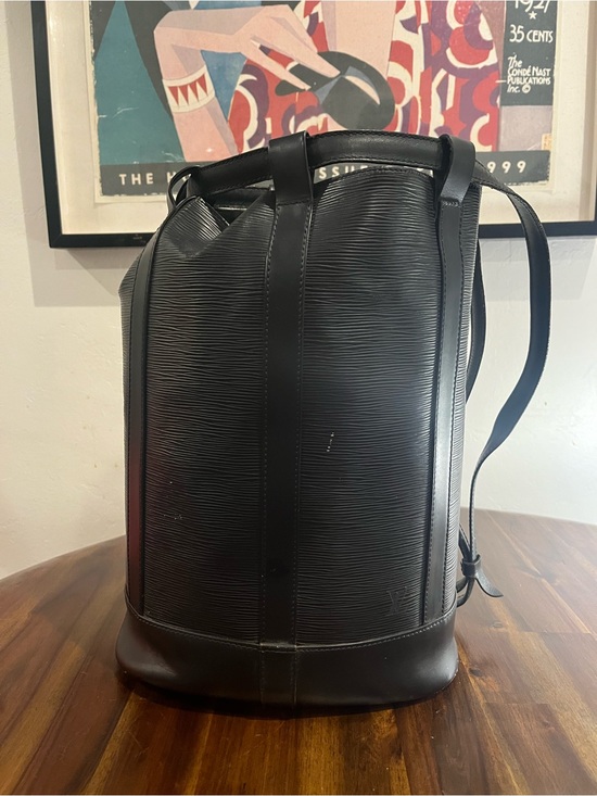Louis Vuitton Handbags - Louis Vuitton Black Epi Leather Randonnee PM
